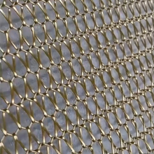 Decorative Stainless Steel Spiral Wire Mesh, Suitable for Architectural Partitions, Sizes Can be Customized. thumbnail-4