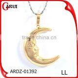The Moon Circle Gold Jewelry Pendant Necklace For Women Jewelry thumbnail-1