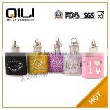 Hot Sale Glitter Leather Wrapped Mini Hip Flask thumbnail-6