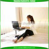 Portable Workstation Laptop Desk Table Adjustable Wooden Laptop Bed Table for Couch