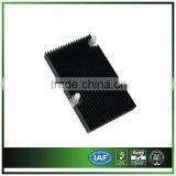 Anodized Black & Extruded Aluminum Heatsink For Communication Equipment