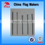 Hand Flag Pole Fit For Customized Logo Design Flag Printing
