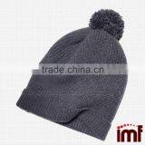 Cashmere Handmade Pom Pom Beanies Hat For Men thumbnail-1