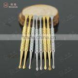 Silicone Tip Stainless Steel Bho Oil Wax Custom Dab Tool Electronic Cigarette Accessaries Customized Oil Dab Wax Tool