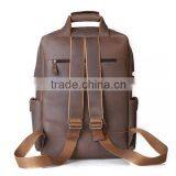 2014 Fashion Vintage Cowhide Leather Backpack Bag for Wholesale thumbnail-4