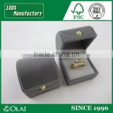 mini grey proposal ring box of lock