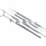 Dental Tartar Calculus Plaque Remover Tooth Scraper Dental Mirror and Scaler Set thumbnail-5