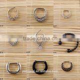 Gold Silver Plated Fake Septum Piercing Body Jewelry Hoop Nose Ring 2016 O 27 thumbnail-4