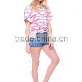 China Suppliers Hot Sale Digital Print Aztec Sublimation T Shirt in thumbnail-3