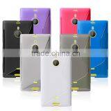 S Line Wave Gel Mobile Phone Case Cover For Nokia Lumia 1520 thumbnail-1