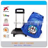 Doreaman cartoon trolley polyester bag for kids backpack