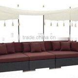 Outdoor Wicker Day Bed Knock Down Furniture