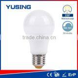 China 800lm Dimmable A60 Plastic Bulb Cover For LED Light Quality Choice Most Popular