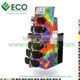 POS Advertising Counter Top Cardboard Display Stands For Sunglasses