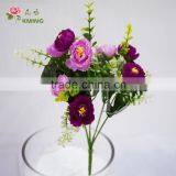 Natural Looking Low Price Wholesale 5 Heads Artificial Flower thumbnail-1