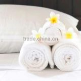 Classic white cotton towel