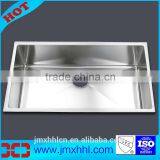 Hot selling! Handmade Handcrafted Kitchen Undermount Single Bowl Stainless Steel Sinks 18gauge 16gauge