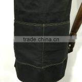 Custom High Quality Black Canvas Apron for Men thumbnail-3