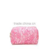 Newest Fashionable Lace Material Promotional Cheap Custom Cosmetic Bag GW730 thumbnail-2