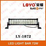 Hottest wholesale led bar light 72w 3w epistar led light bar waterproof offroad led lightbar