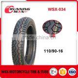 WSX-034 Motorcycle Tyres 110/90-16 Factory in China