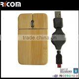 High Quality Ultra Slim Wooden Mouse,computer Wooden Mouse,usb Wooden Mouse--Shenzhen Ricom thumbnail-6