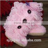 Crochet Handmade Cotton Baby Booties for Infants and Toddlers thumbnail-1