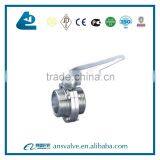 Sanitary Multi-position Stainless Steel Handle Butterfly Valve