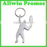 Zinc-alloy Mustache Bottle Opener Keychain thumbnail-3