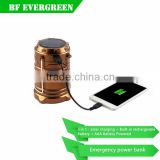 Camping latern Solar Rechargeable Lamp 6 LED Tent Lantern Lamp