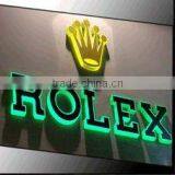 Outdoor Side Illuminated Acrylic Led Letter Channel Sign