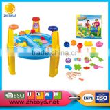 Beach tool toys plastic beach table set village children toys