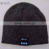 Wholesale Bluetooth Headphone Beanie Hat, Knitted Wireless Bluetooth Earphone Winter Warm Hat thumbnail-5