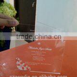 Acrylic Personal Christmas Festeval Wedding Invitation Card thumbnail-3