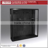 new design wood wall hanging display counter cabinet