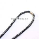 Rosary,religious Rosary, Hematite Cylinder Cross Rosary, Catholic Necklaces thumbnail-2