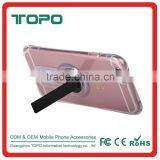 360 Degree Round Plastic Bracket Transparent Tpu Back Cover Cell Phone Accessory Case For Apple Iphone 6 6S Plus thumbnail-5