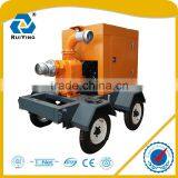 High Lift Movable Diesel Sewage Water Pump 36m3/hr thumbnail-1