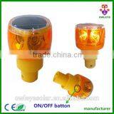 6 Pcs LED Strob Warning Signal Lamp/Barrier Solar Energy Blinker Light thumbnail-4