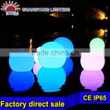 Waterproof ip65 plastice pe pool floating ball light with CE RoHS