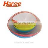 High Quality Double Wall Plastic Salad Bowl Made In China thumbnail-3