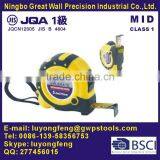 Steel Tape Measures With 3 Stop Button and Rubber Grip