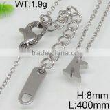 Exquisite Monogram K Silver Color Necklace thumbnail-1