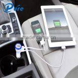 Portable Car Charger 5V 2.1A/3.1A Universal Usb Portable Mobile Bullet Car Charger for IPhone Charger thumbnail-5