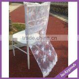 LGS024 Wedding Elegant Cream White Lace Chair Sash Wholesale thumbnail-2