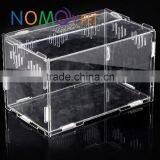 Nomo Acrylic Reptile Terrarium Habitat for Juvenile and Small Arboreal Tarantulas Chameleon Snails or Other Larval Reptiles thumbnail-3