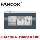 Extra Deep Bowl Iran Model Stainless Steel Kitchen Sink thumbnail-1