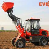 Qingdao Everun New 1.0 Ton Farm Machinery Mini Wheel Loader Made In China thumbnail-6