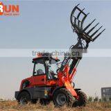 Qingdao Everun New Condition 1.5Ton Small Wheel Loader With Grapple Forks for Sale thumbnail-5