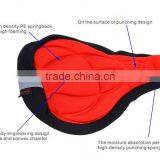 Bike Seat Cover 3D Memory Sponge Saddle Anti-slip Air-permeable Pad Cycling Cushion With Reflective Stripe Bicycle Accessories thumbnail-5